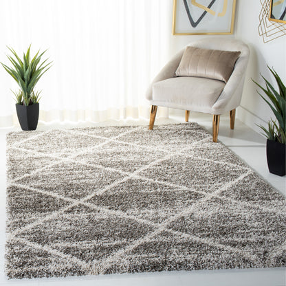 Tapis SAFAVIEH Hudson Shag Raili Diamond Trellis de 5 cm d'épaisseur