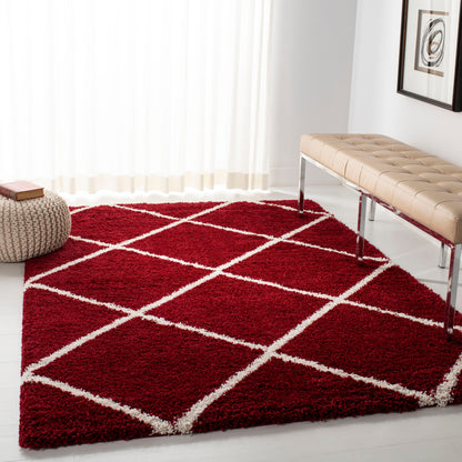 Tapis SAFAVIEH Hudson Shag Raili Diamond Trellis de 5 cm d'épaisseur