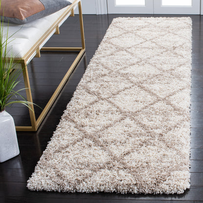 Tapis SAFAVIEH Hudson Shag Raili Diamond Trellis de 5 cm d'épaisseur