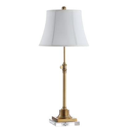 Lot de 2 lampes de table à hauteur réglable SAFAVIEH Lighting Amande (27-31 pouces) - 13 l x 13 p x 31 h