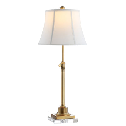Lot de 2 lampes de table à hauteur réglable SAFAVIEH Lighting Amande (27-31 pouces) - 13 l x 13 p x 31 h