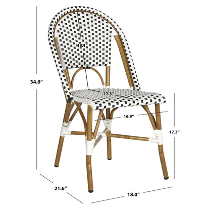 Chaises de salle à manger empilables SAFAVIEH Marolyn (lot de 2) - 18 L x 22 P x 35 H
