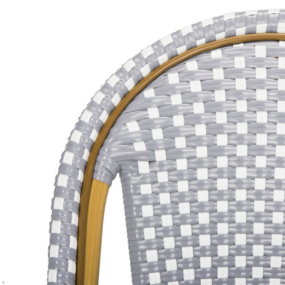 Chaises de salle à manger empilables SAFAVIEH Marolyn (lot de 2) - 18 L x 22 P x 35 H