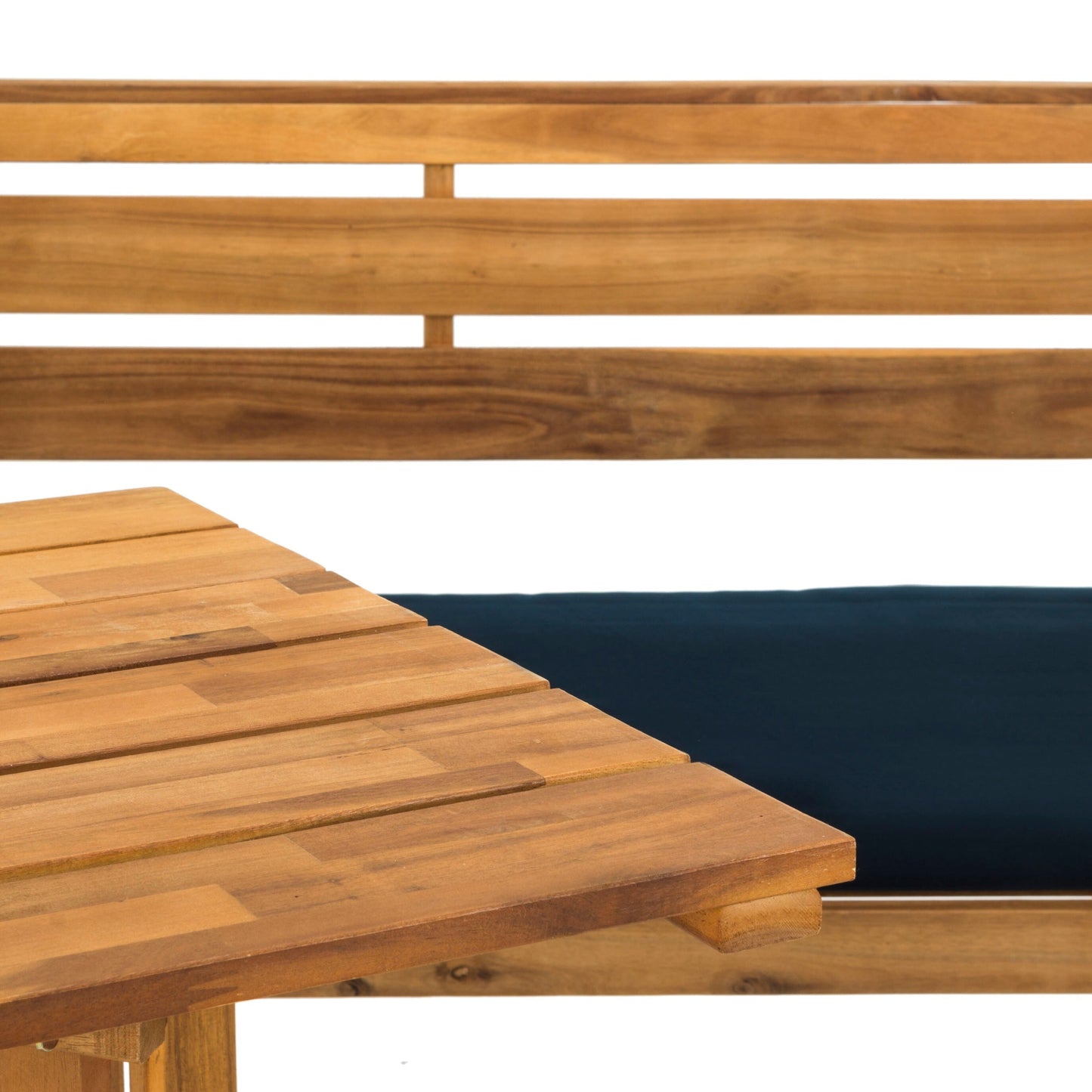 Ensemble de salon d'angle d'extérieur Kenna 3 pièces pour balcon SAFAVIEH - 39 l x 19 p x 33 h