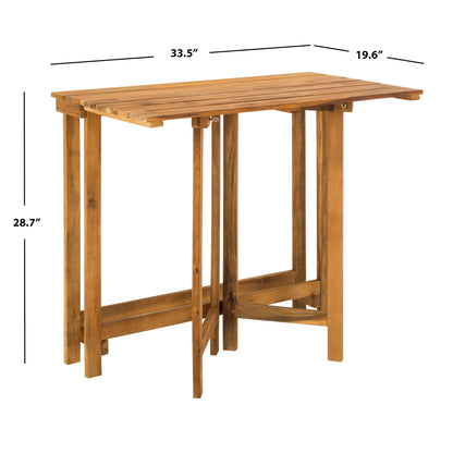 Ensemble de salon d'angle d'extérieur Kenna 3 pièces pour balcon SAFAVIEH - 39 l x 19 p x 33 h