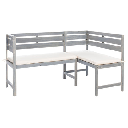 Ensemble de salon d'angle d'extérieur Kenna 3 pièces pour balcon SAFAVIEH - 39 l x 19 p x 33 h