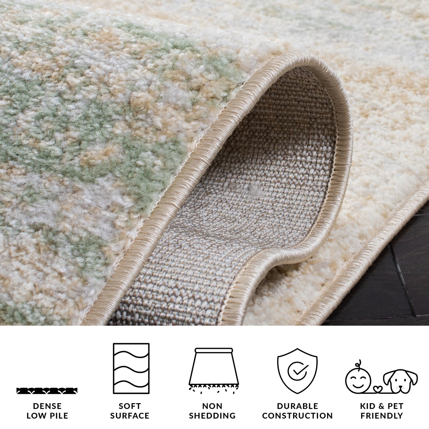 SAFAVIEH, Tapis abstrait moderne Adirondack Allegonda