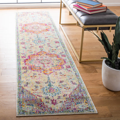 SAFAVIEH, Tapis Médaillon Boho Vintage Crystal Naimat