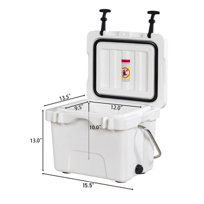 Glacière portable SKTAKOL 16 litres, étanche, 24 canettes de glace - Voir les détails