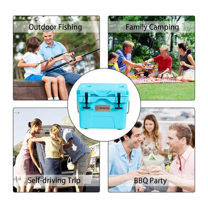 Glacière portable SKTAKOL 16 litres, étanche, 24 canettes de glace - Voir les détails