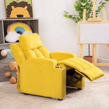 Sièges magiques pour princesses super-héros, fauteuil inclinable de luxe pour enfants avec repose-pieds, appui-tête et 2 porte-gobelets
