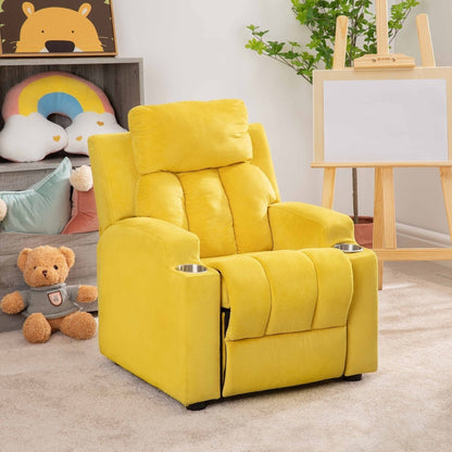 Sièges magiques pour princesses super-héros, fauteuil inclinable de luxe pour enfants avec repose-pieds, appui-tête et 2 porte-gobelets
