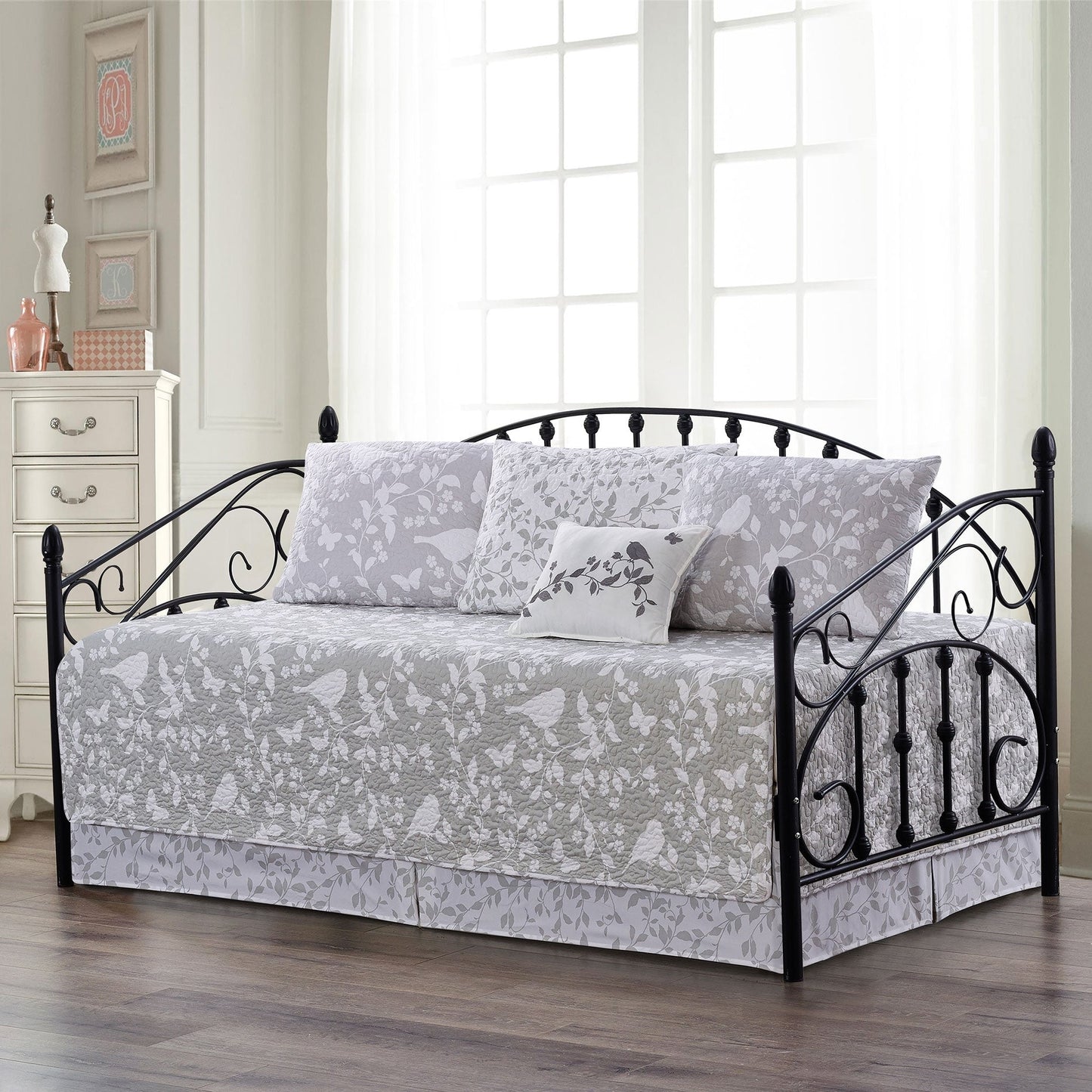 Ensemble couvre-lit Serenta 6 pièces en coton mélangé - 75 x 39