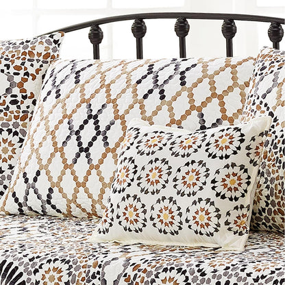 Ensemble couvre-lit Serenta 6 pièces en coton mélangé - 75 x 39