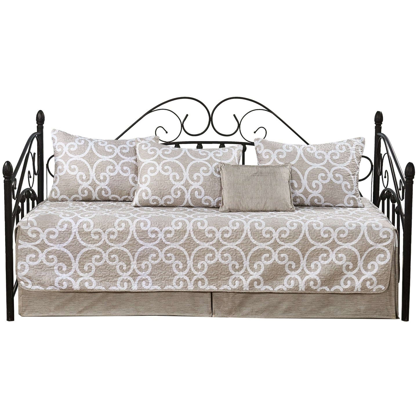 Ensemble couvre-lit Serenta 6 pièces en coton mélangé - 75 x 39