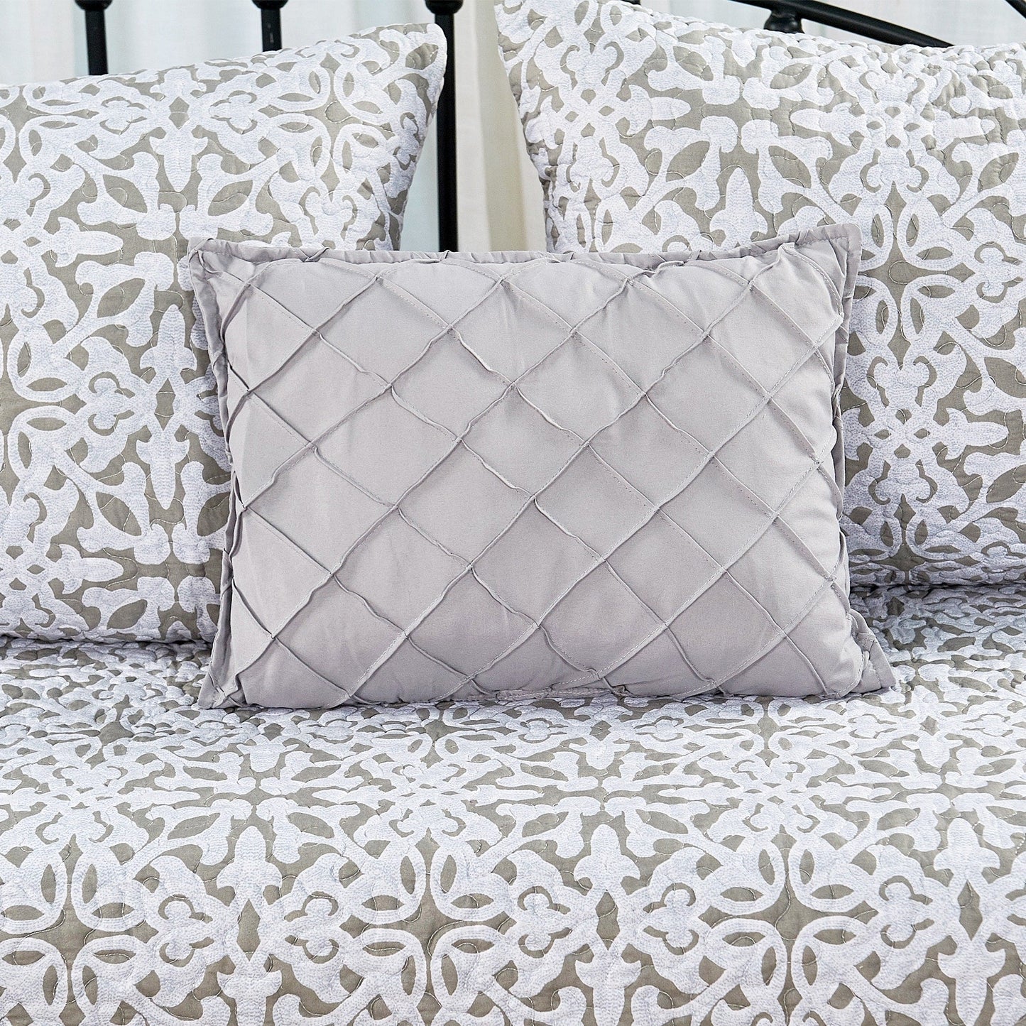 Ensemble couvre-lit Serenta 6 pièces en coton mélangé - 75 x 39