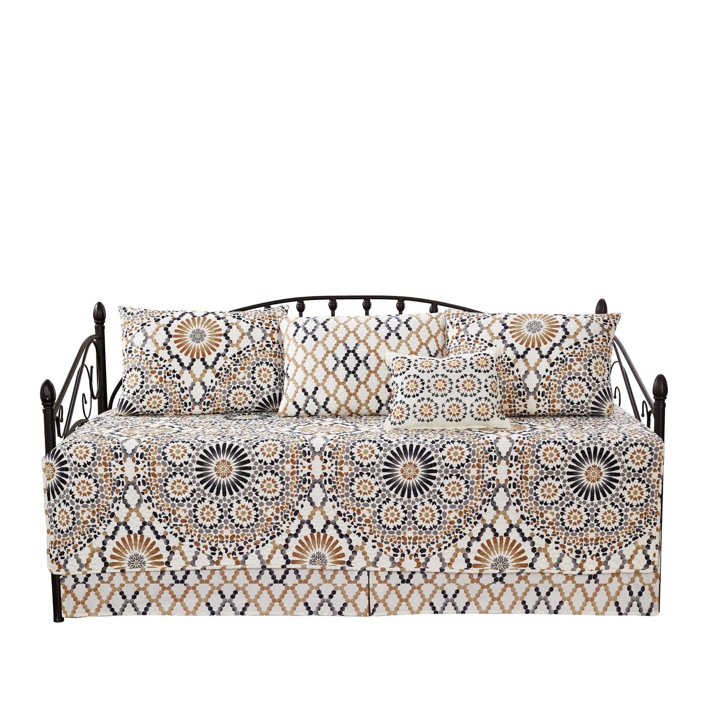 Ensemble couvre-lit Serenta 6 pièces en coton mélangé - 75 x 39