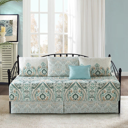 Ensemble couvre-lit Serenta 6 pièces en coton mélangé - 75 x 39