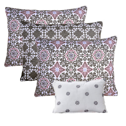 Ensemble couvre-lit Serenta 6 pièces en coton mélangé - 75 x 39