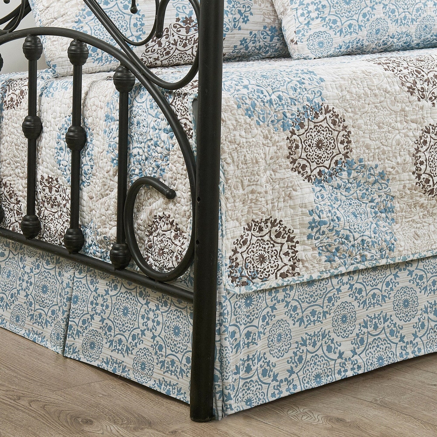 Ensemble couvre-lit Serenta 6 pièces en coton mélangé - 75 x 39