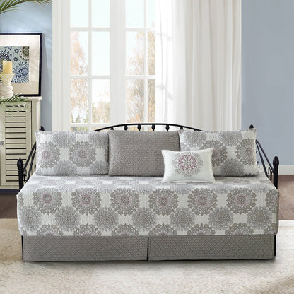 Ensemble couvre-lit Serenta 6 pièces en coton mélangé - 75 x 39