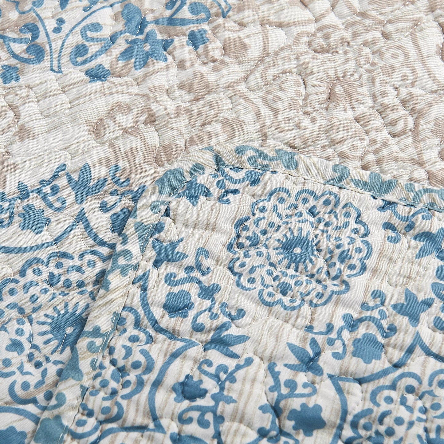 Ensemble couvre-lit Serenta 6 pièces en coton mélangé - 75 x 39