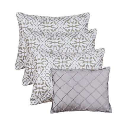 Ensemble couvre-lit Serenta 6 pièces en coton mélangé - 75 x 39