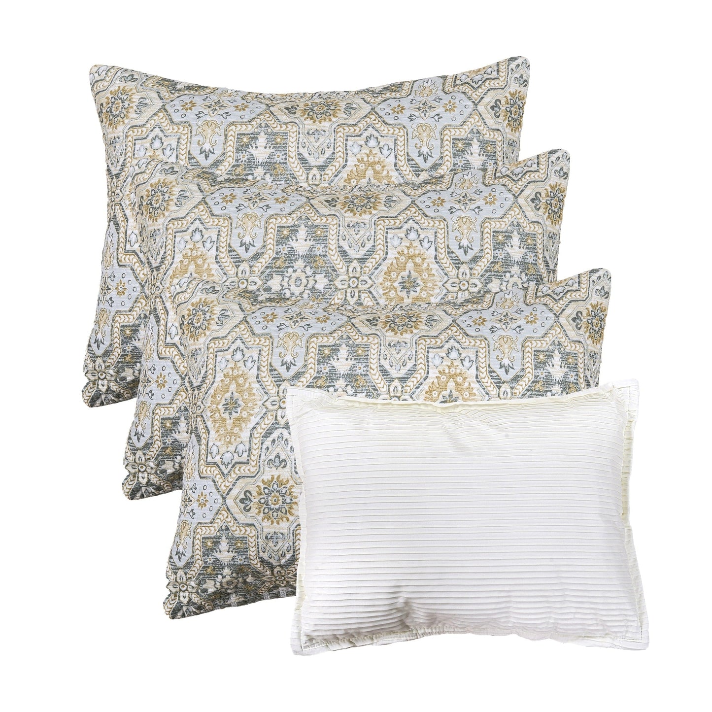 Ensemble couvre-lit Serenta 6 pièces en coton mélangé - 75 x 39