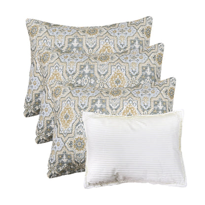 Ensemble couvre-lit Serenta 6 pièces en coton mélangé - 75 x 39