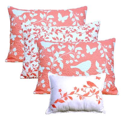 Ensemble couvre-lit Serenta 6 pièces en coton mélangé - 75 x 39