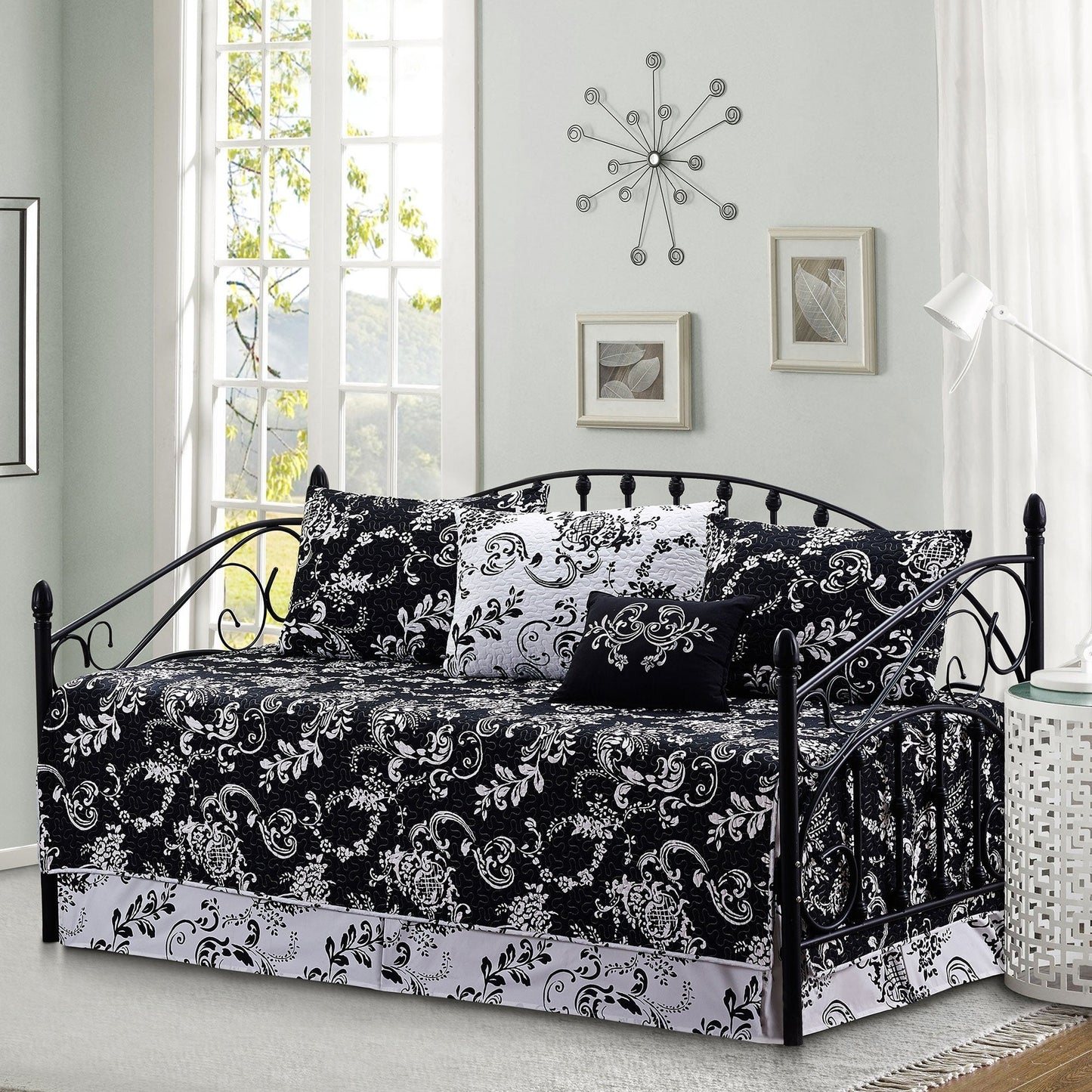 Ensemble couvre-lit Serenta 6 pièces en coton mélangé - 75 x 39