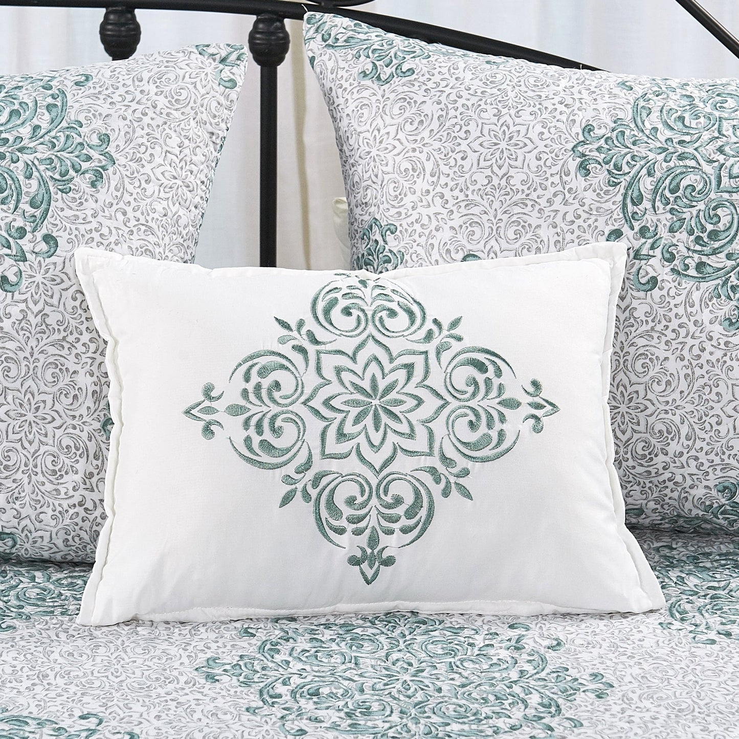 Ensemble couvre-lit Serenta 6 pièces en coton mélangé - 75 x 39