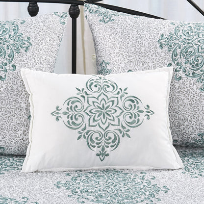 Ensemble couvre-lit Serenta 6 pièces en coton mélangé - 75 x 39