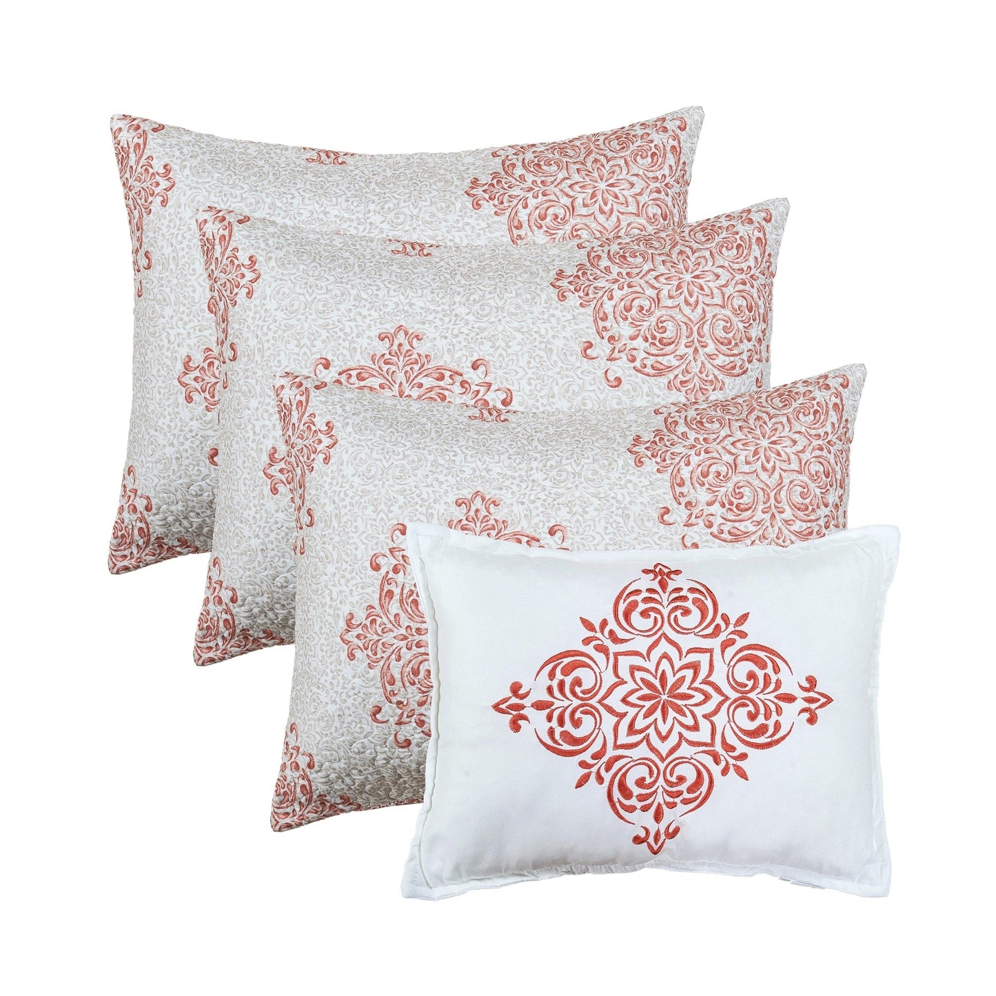 Ensemble couvre-lit Serenta 6 pièces en coton mélangé - 75 x 39