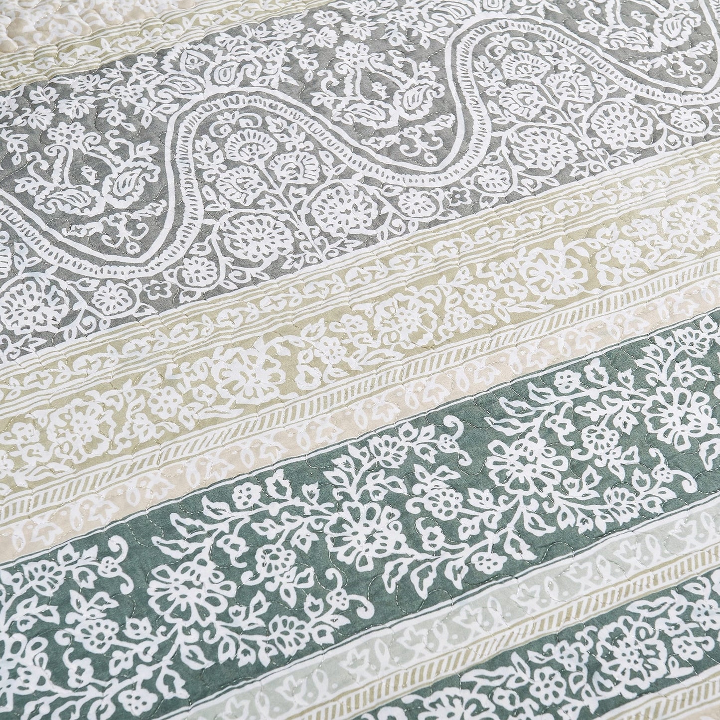 Ensemble couvre-lit Serenta 6 pièces en coton mélangé - 75 x 39