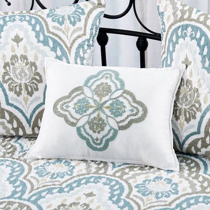 Ensemble couvre-lit Serenta 6 pièces en coton mélangé - 75 x 39