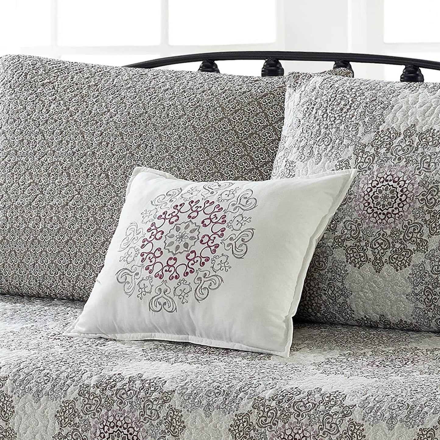 Ensemble couvre-lit Serenta 6 pièces en coton mélangé - 75 x 39