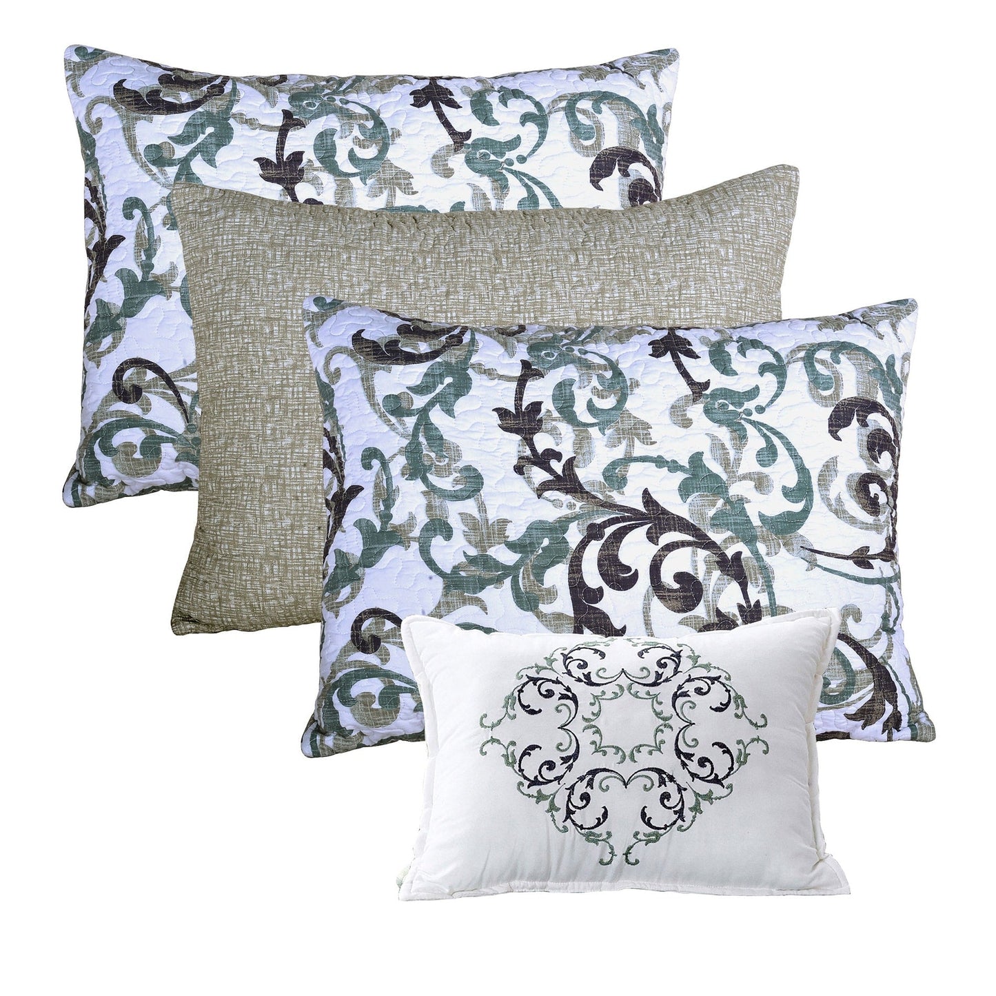 Ensemble couvre-lit Serenta 6 pièces en coton mélangé - 75 x 39