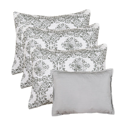 Ensemble couvre-lit Serenta 6 pièces en coton mélangé - 75 x 39