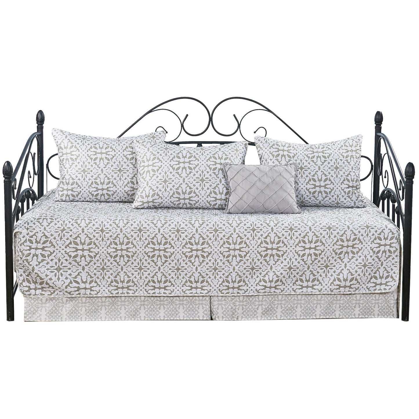 Ensemble couvre-lit Serenta 6 pièces en coton mélangé - 75 x 39