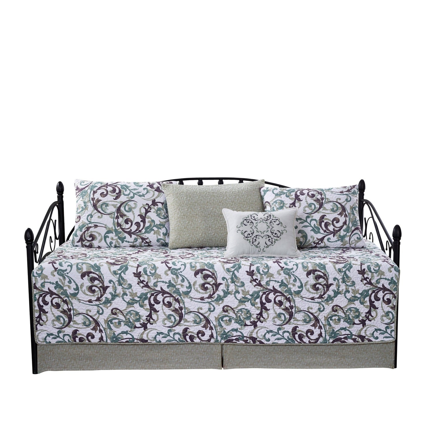 Ensemble couvre-lit Serenta 6 pièces en coton mélangé - 75 x 39