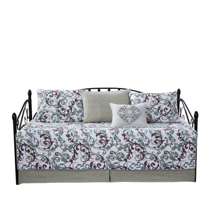 Ensemble couvre-lit Serenta 6 pièces en coton mélangé - 75 x 39