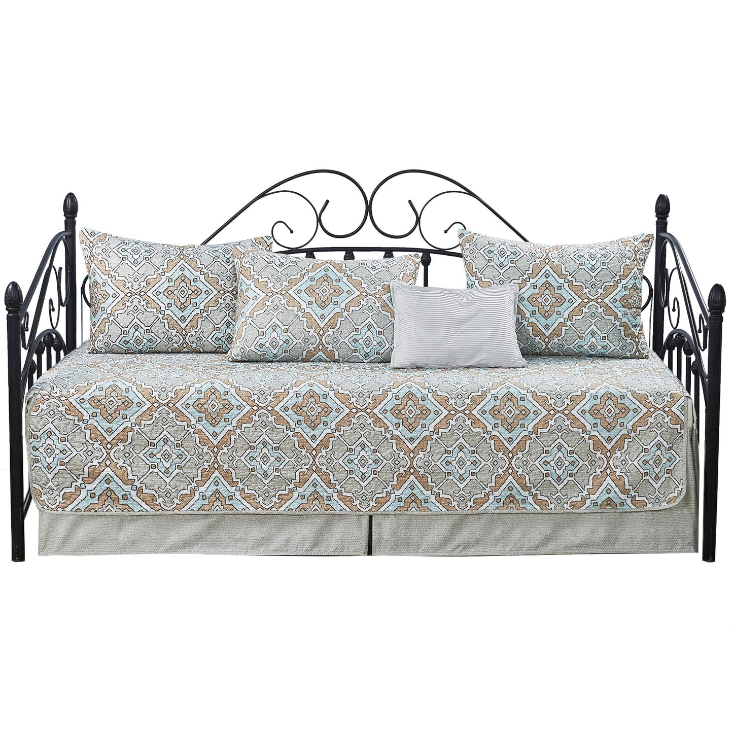 Ensemble couvre-lit Serenta 6 pièces en coton mélangé - 75 x 39