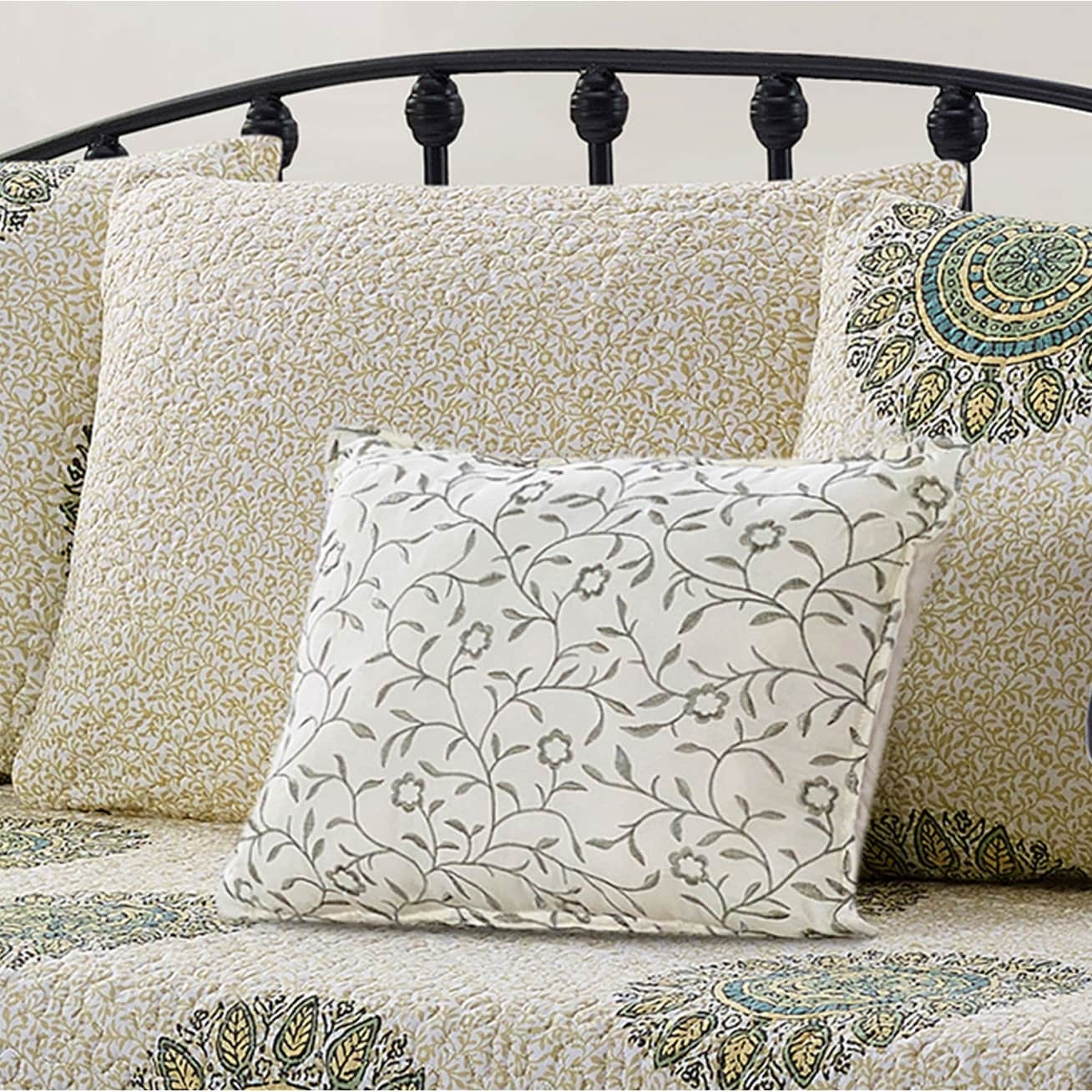 Ensemble couvre-lit Serenta 6 pièces en coton mélangé - 75 x 39