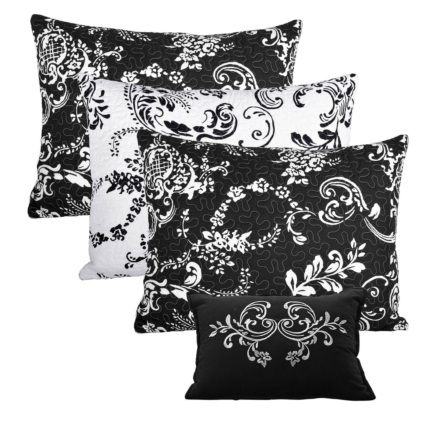 Ensemble couvre-lit Serenta 6 pièces en coton mélangé - 75 x 39