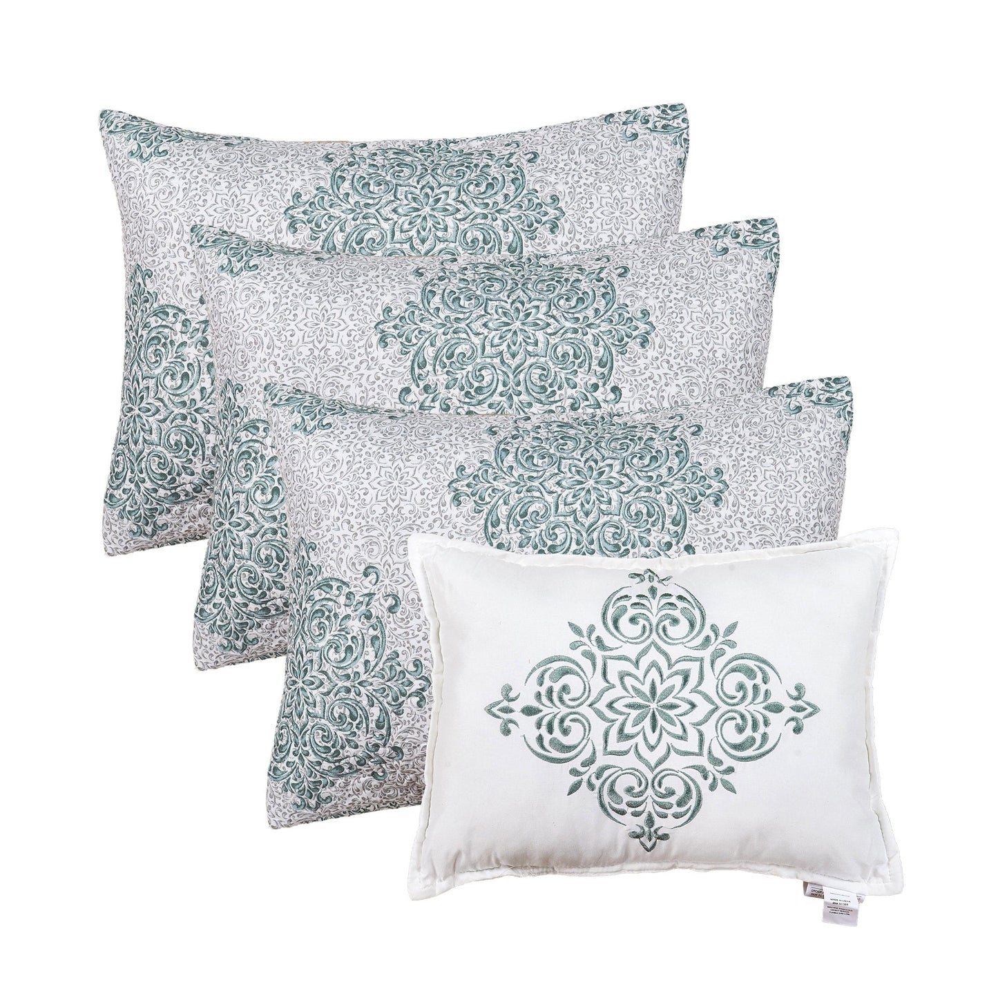 Ensemble couvre-lit Serenta 6 pièces en coton mélangé - 75 x 39