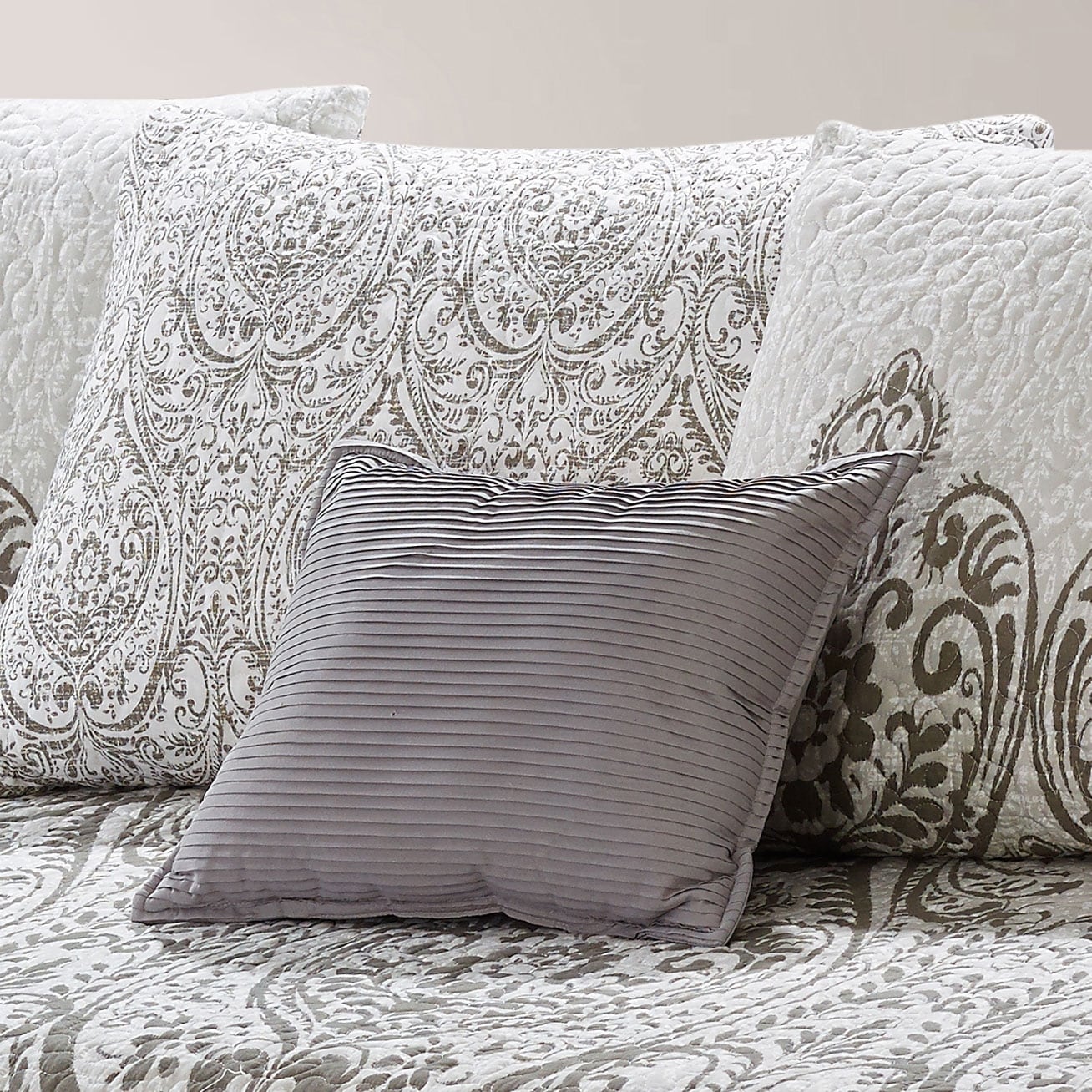 Ensemble couvre-lit Serenta 6 pièces en coton mélangé - 75 x 39