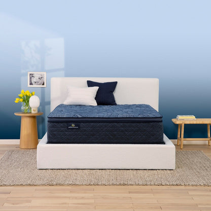 Ensemble de matelas Serta Perfect Sleeper Oasis Sleep 14,5 ferme avec plateau-coussin