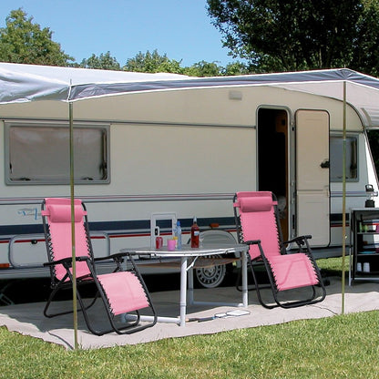 Lot de 2 chaises longues de jardin Homall Patio Zero Gravity avec coussins