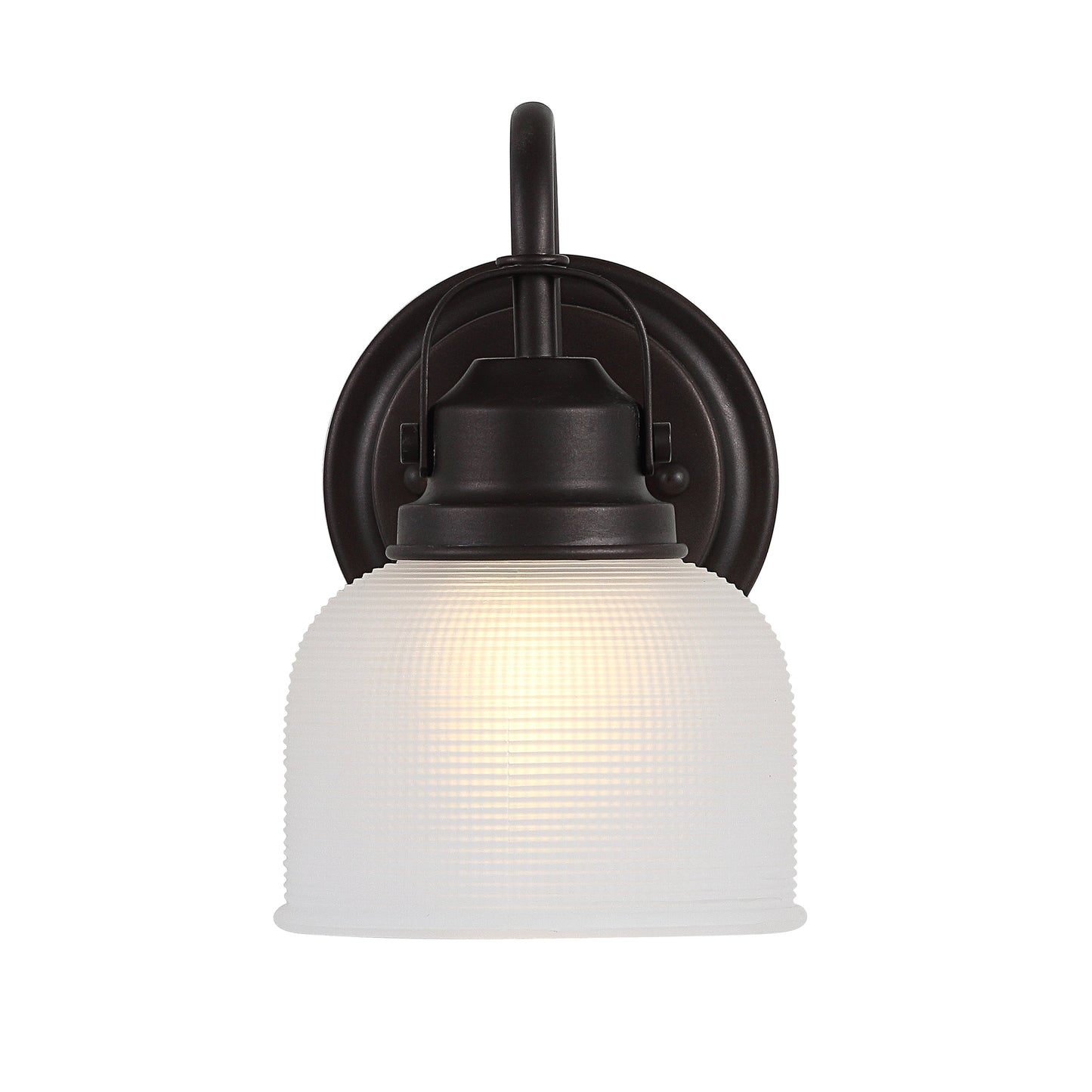 Applique murale LED Shirley en métal et verre, par JONATHAN Y